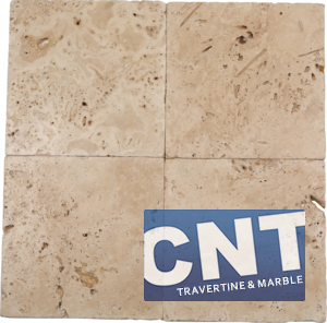 Light Antique Tumbled Travertine WET