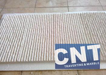 Combed White Limestone