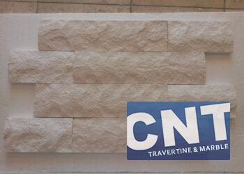 Split Face White Limestone