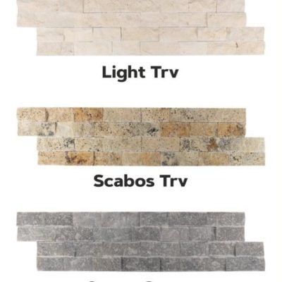 Basic Ledger - Split Face Travertine