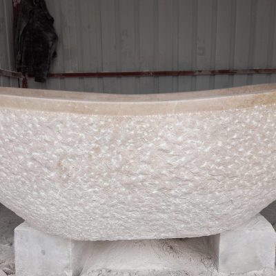 Rough Travertine Bathtub