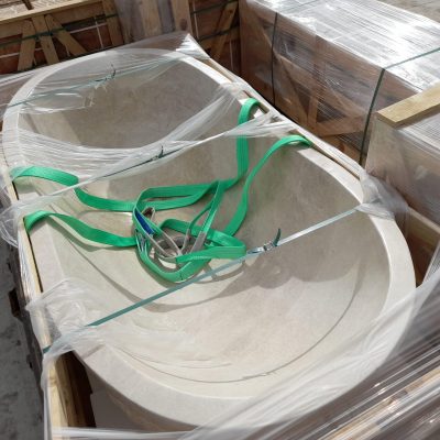 Rough Travertine Bathtub