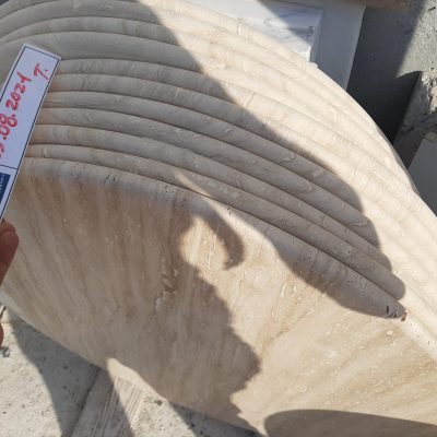 Honed + Filled Travertine Table